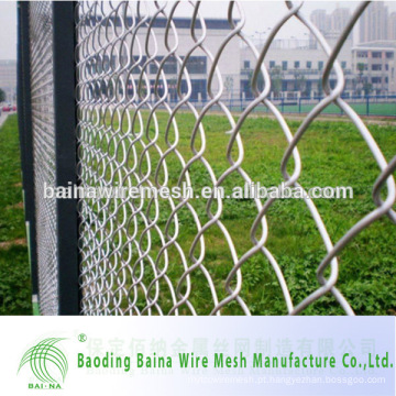 Usado Galvanizado Chain Link Fence For Sale (Fábrica)